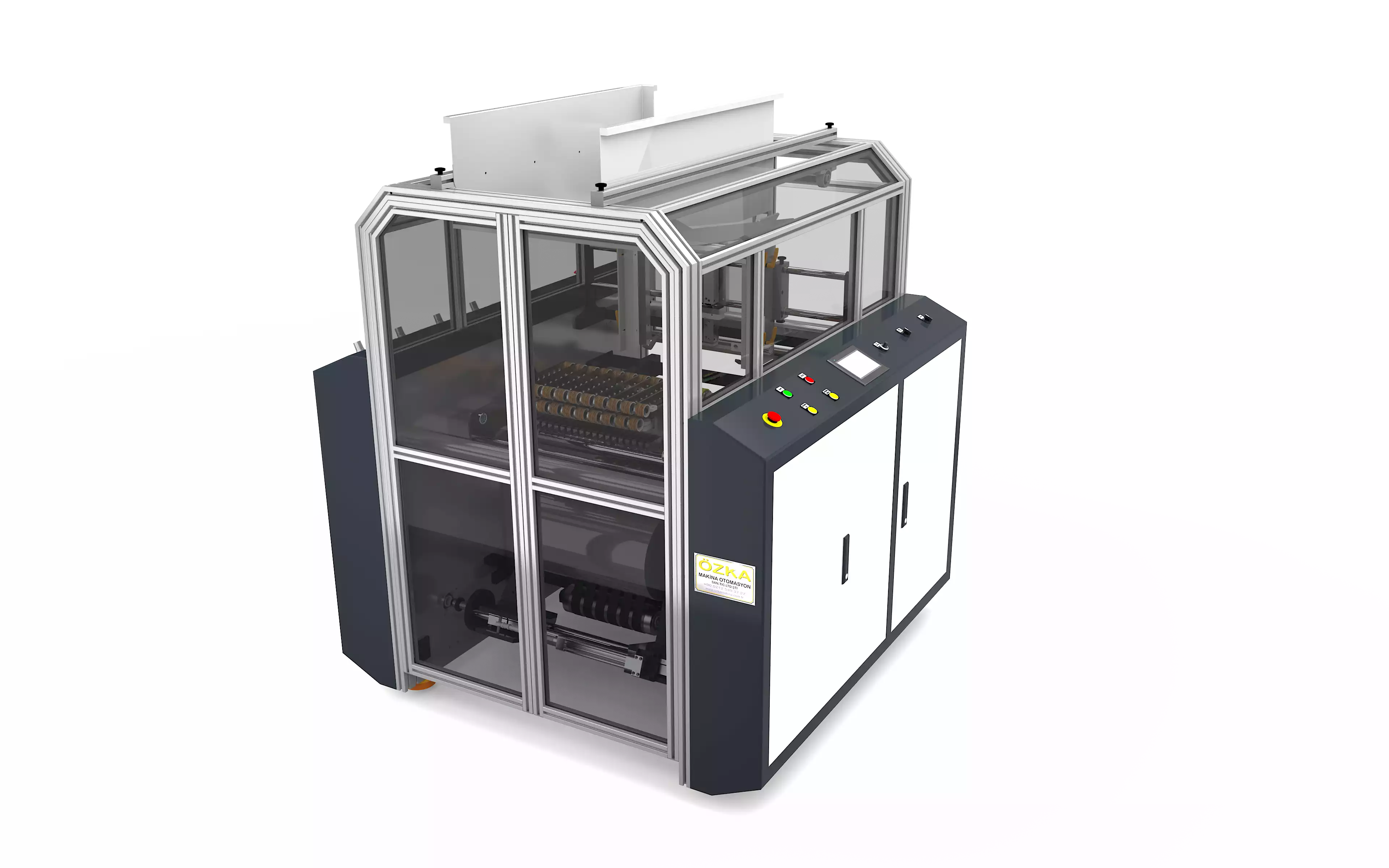 ماكينة التغليف بالتمدد الأوتوماتيكية بالكامل ASM 1500 للتقطيع والتغليف بالتمدد